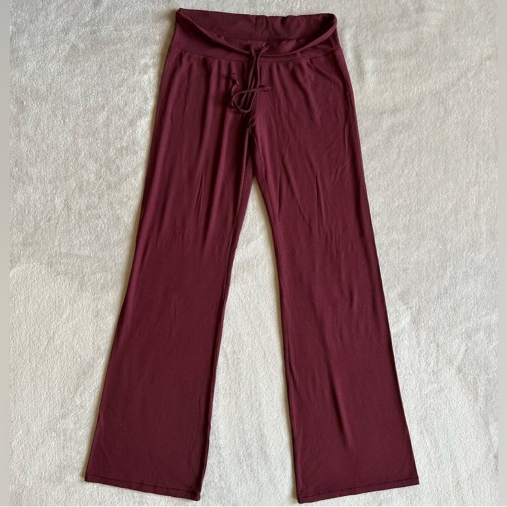 SKIMS Burgundy Lounge Pants